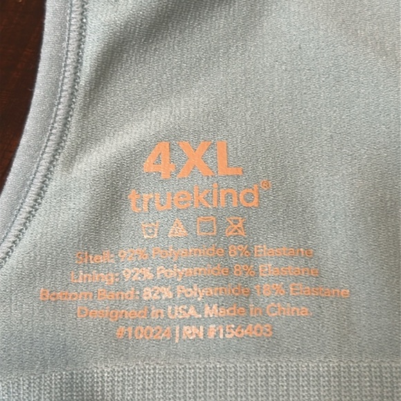 TrueKind Shapermint Essentials Everyday Comfort Straps Wireless Shaping Bra 4X - Picture 5 of 12